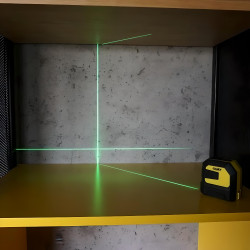 Laser level with green beam and crossed lines Cimex 1H1V-G Laser level with green beam and crossed lines Cimex 1H1V-G