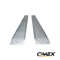 Алюминиевая рампа CIMEX, комплект из 2 шт. – 200 x 21,5 см / 400 кг