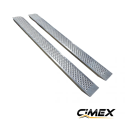 Алюминиевая рампа CIMEX, комплект из 2 шт. – 200 x 21,5 см / 400 кг