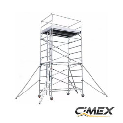 Алюминиевая леса, рабочая высота 6 метров