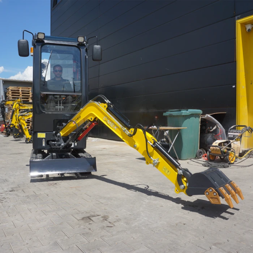 Мини-экскаватор Cimex CHE12RS-CAB-SB с шарнирной стрелой