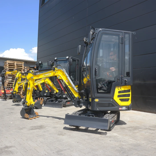 Мини-экскаватор Cimex CHE12RS-CAB-SB с шарнирной стрелой