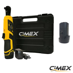 Аккумуляторная ударная трещотка CIMEX CW12V40NM, 40 Нм / 2 x 1,5 Ач