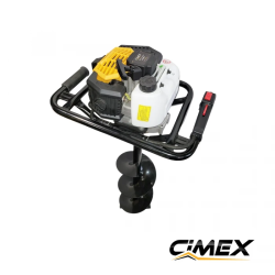 Бензиновый бур для земли CIMEX EA200, 52 см³, 2,2 л.с. + 2 бура (100 мм, 200 мм)