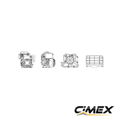 Бензиновый двигатель 4.3 л.с. CIMEX G100