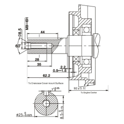Бензиновый двигатель 9.0 л.с. CIMEX G270