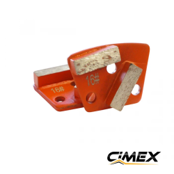 Алмазный диск для шлифования бетона Grindex 450/600 Grit 16 (трапециевидный)