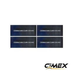 Лопасти для двойной затирочной машины для бетона 75 см, комплект из 4 шт Лопасти для двойной затирочной машины для бетона 75 см, комплект из 4 шт