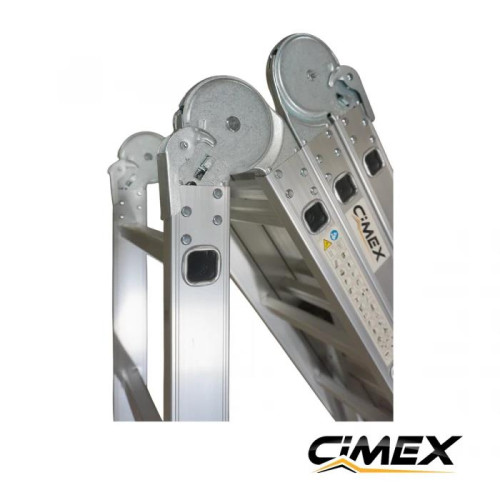 Многофункциональная алюминиевая складная лестница - 3,54 м (4x3) CIMEX
