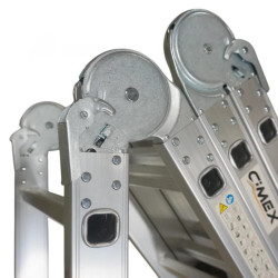 Многофункциональная алюминиевая складная лестница - 3,54 м (4x3) CIMEX