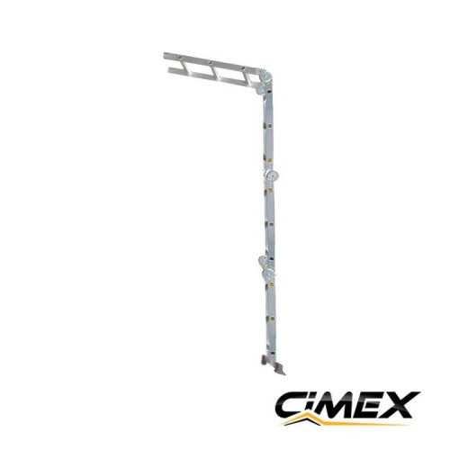 Многофункциональная алюминиевая складная лестница - 3,54 м (4x3) CIMEX