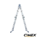 Многофункциональная алюминиевая складная лестница - 3,54 м (4x3) CIMEX Многофункциональная алюминиевая складная лестница - 3,54 м (4x3) CIMEX