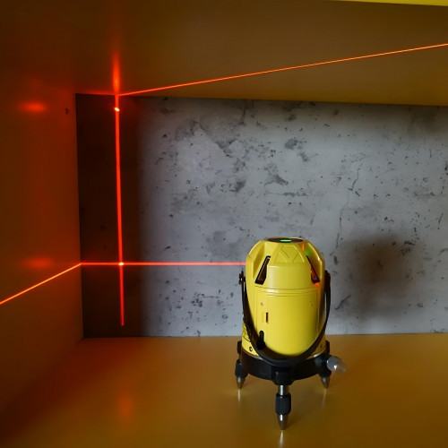 Laser level with 5 beams, self-leveling CIMEX 1H4V