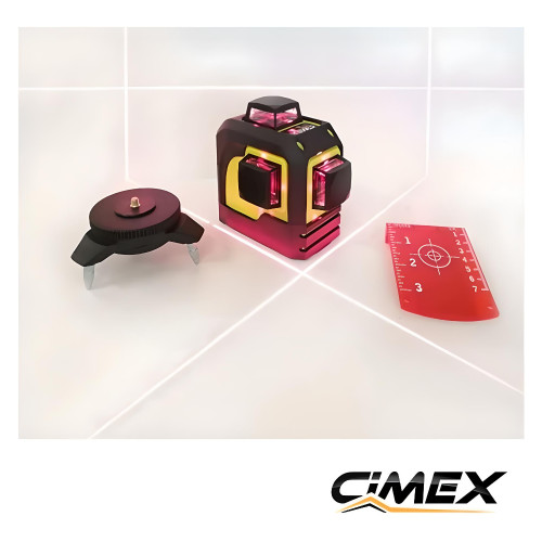 Линейный лазерный нивелир 3D - самовыравнивающийся CIMEX SL3D