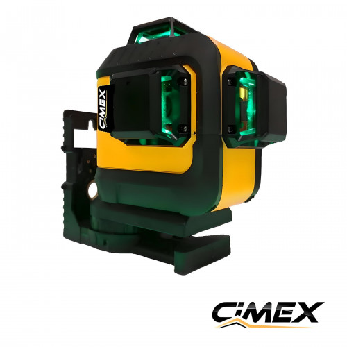 Laser level 3x360°, green beam CIMEX SL3D-G