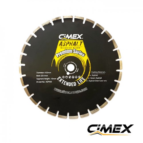 Алмазный диск для асфальта 450 мм. CIMEX ASP450