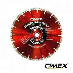 Алмазный диск для строительных материалов 300 мм CIMEX CMS300 Алмазный диск для строительных материалов 300 мм CIMEX CMS300