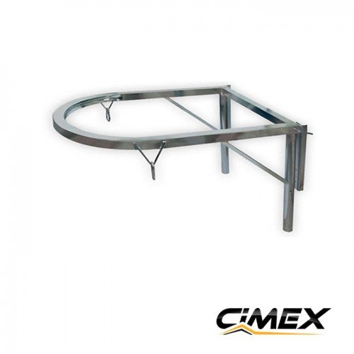 Металлические кронштейны крепления для рукавов, предназначенных для строительных отходов.  CIMEX RCH-CMX